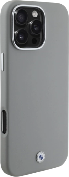 Etui plecki BMW Sign Full Wrapped Metal MagSafe do Apple iPhone 16 Pro Max Gray (BMHMP16X23PUFWG) - obraz 4