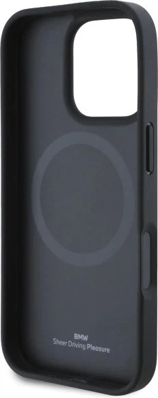 Etui plecki BMW Perforated And Stitched Line MagSafe do Apple iPhone 16 Pro Max Red (BMHMP16X23PUSPR) - obraz 6