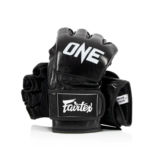 Рукавички греплінгові для ММА Fairtex FGV12 ONE розмір L, чорні - изображение 2