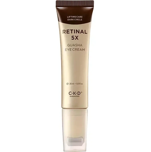 Омолаживающий крем для век с роликовым массажером CKD Retinal 5X Guasha Eye Cream 30 мл - изображение 4