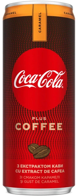 Упаковка безалкогольного сильногазированного напитка Coca-Cola Plus Coffee Caramel 250 мл х 6 шт (5449000289766) - Фото 2 Упаковка безалкогольного сильногазированного напитка Coca-Cola Plus Coffee Caramel 250 мл х 6 шт (5449000289766) - изображение 2