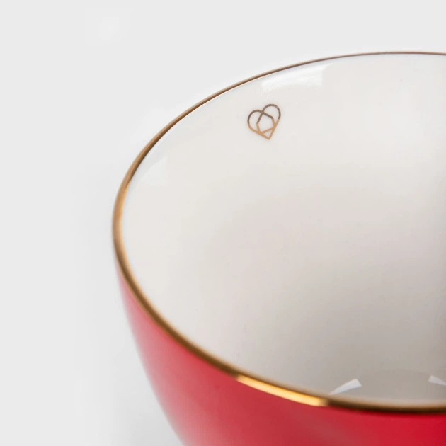 Zestaw kubków Homla Sinko czerwone 350 ml 2 szt (5906496718601) - obraz 4