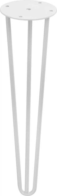 Noga do stołu Rei 40 x 8 cm Biała (2-951.400.01(S)) - obraz 1