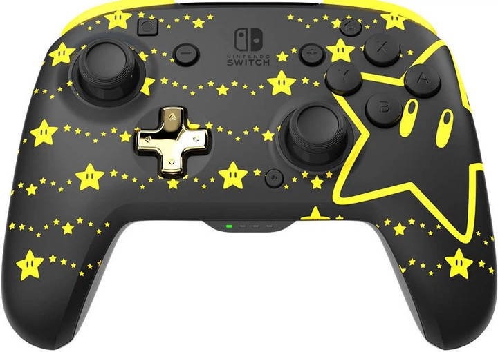 Контролер PDP Rematch Glow Wireless Controller Mario Stars (500-202-STGD) - зображення 1