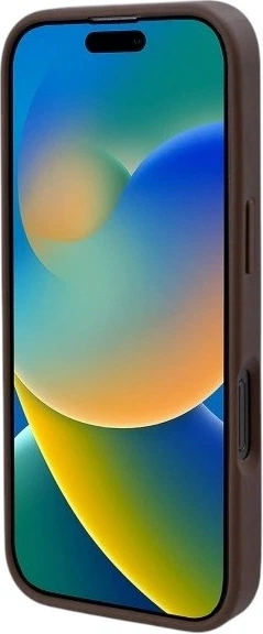 Etui Guess 4G Flowers Print MagSafe do Apple iPhone 16 Pro Max Brown (GUHMP16XP4ROPEMCW) - obraz 5