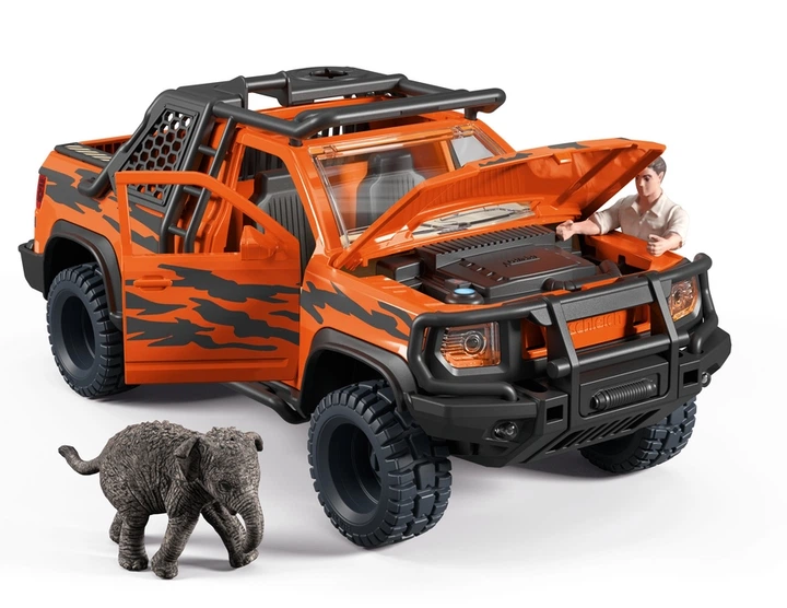 Pojazd Schleich Wild Life poszukiwaczy przygód w dżungli 42720 (4059433992990) - obraz 7