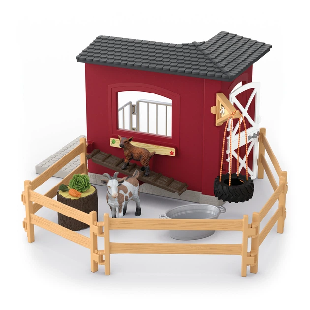 Набір фігурок Schleich Farm World Стайня для кіз 42726 (4069111053967) - зображення 2