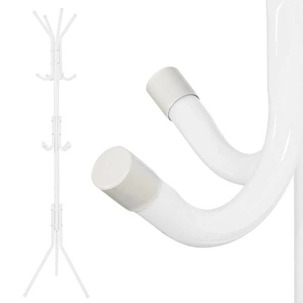 Wieszak na ubrania Springos HA2001 177cm biały (5907719409504) - obraz 2