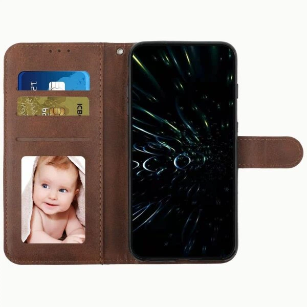 Чехол-книжка с застежкой UniCase Jet Cover для Motorola Moto G06 / G06 Power - Brown - изображение 3