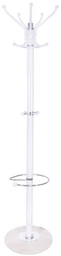 Wieszak na ubrania Springos HA2020 176 cm biały (5907719412771) - obraz 1