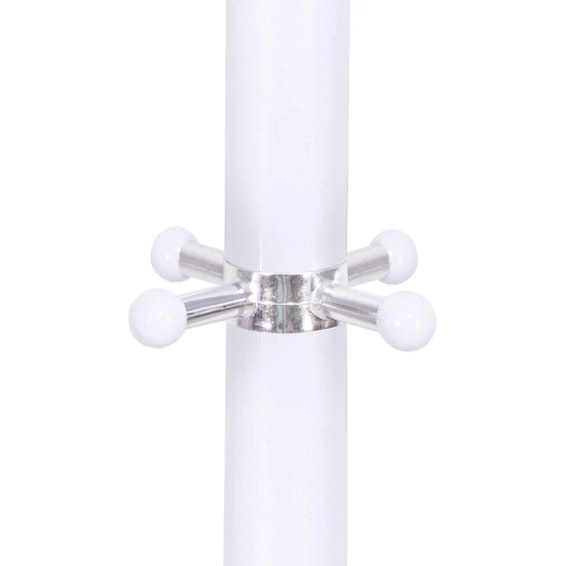 Wieszak na ubrania Springos HA2020 176 cm biały (5907719412771) - obraz 3