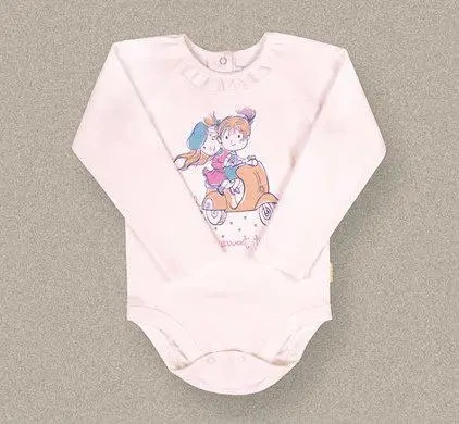 Боди с длинным рукавом для девочки Bembi БД 88 80 см молочный - Фото 1 Боди с длинным рукавом для девочки Bembi БД 88 80 см молочный - изображение 1