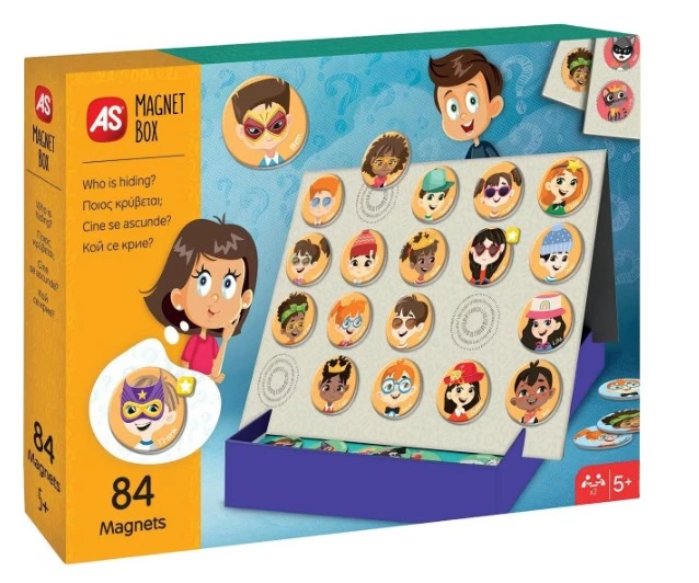 Gra planszowa AS Magnet Box Who Is Hiding? (wersja angielska) (5203068640606) - obraz 2