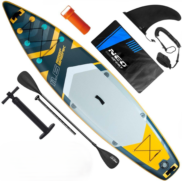 Надувна дошка SUP Neo-Sport Reefbreak 350 x 81 x 15 см 170106 (5903890629915) - зображення 1