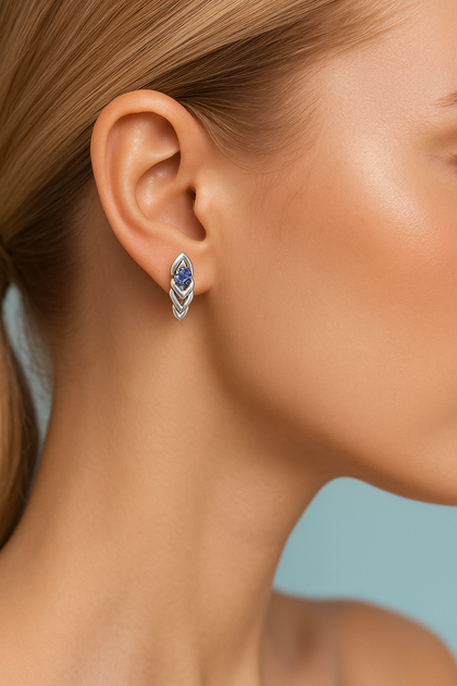 Сережки срібні з фіанітами Silver Style (20455.40 sku:2300103303663) - зображення 2