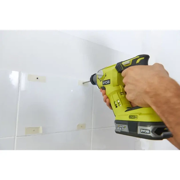 Перфоратор акумуляторний Ryobi ONE+ R18SDS-0 SDS-plus 18В 1.3Дж 4 режими 1.7кг без АКБ та ЗП (00123222) - Фото 3 Перфоратор акумуляторний Ryobi ONE+ R18SDS-0 SDS-plus 18В 1.3Дж 4 режими 1.7кг без АКБ та ЗП (00123222) - изображение 3
