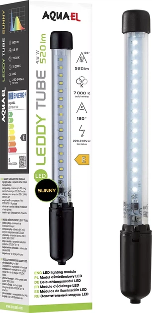 Lampa LED Aquael Leddy Tube Sunny 4.8W (5905546330756) - obraz 1