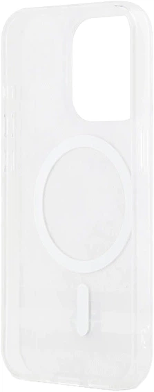 Etui DKNY IML Checkered Mono Pattern & Printed Stripes MagSafe do Apple iPhone 14 Pro Beige (3666339269470) - obraz 6