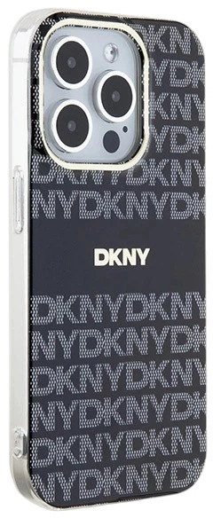 Etui DKNY IML Mono & Stripe MagSafe do Apple iPhone 14 Pro Black (3666339268077) - obraz 4