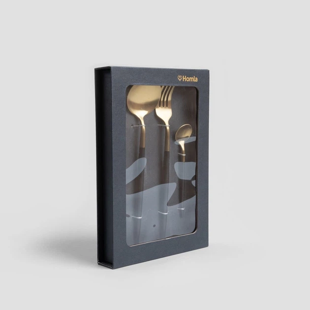 Zestaw sztućców Homla Noia 4 elementy (5906496725678) - obraz 2