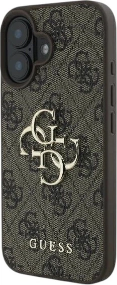 Etui Guess 4G Big Logo do Apple iPhone 16 Plus Brown (GUHCP16M4GMGBR) - obraz 3