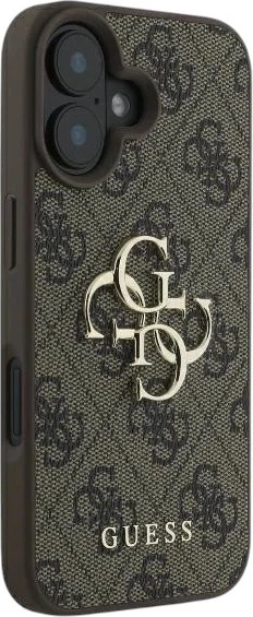 Etui Guess 4G Big Logo do Apple iPhone 16 Plus Brown (GUHCP16M4GMGBR) - obraz 4