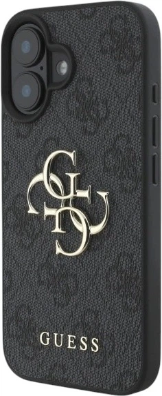 Etui Guess 4G Big Logo do Apple iPhone 16 Plus Black (GUHCP16M4GMGGR) - obraz 3