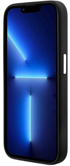 Etui DKNY Liquid Silicone Small Metal Logo MagSafe do Apple iPhone 14 Pro Black (3666339265694) - obraz 7