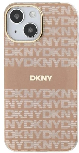 Etui DKNY IML Mono & Stripe MagSafe do Apple iPhone 15 / 14 / 13 Pink (3666339267636) - obraz 3