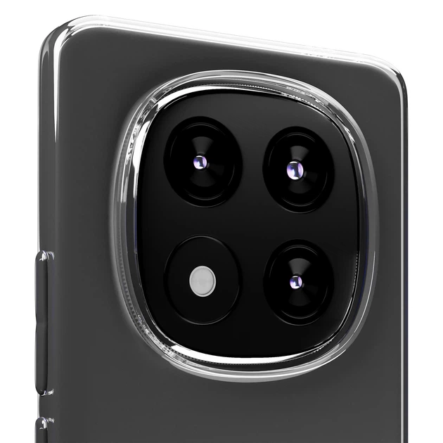 Etui plecki 3MK Clear Case na Xiaomi Redmi Note 14 Pro Plus Transparent (5903108620918) - obraz 4