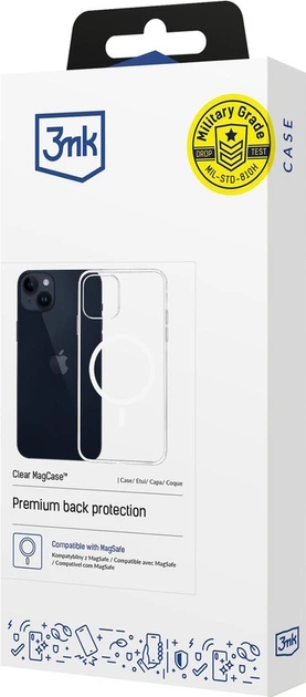 Панель 3MK Clear MagCase для iPhone 14 Plus Transparent (5903108587013) - зображення 8