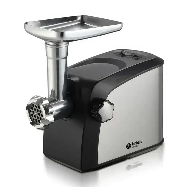 Мясорубка электрическая с соковыжималкой BITEK BT-3700, 4200 Вт, от измельчения мяса до отжима сока, Черный - изображение 2