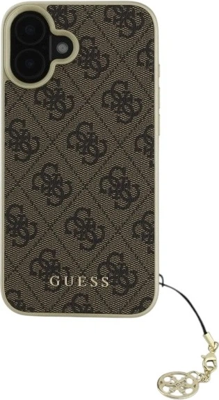 Панель Guess 4G Charms Collection для Apple iPhone 16 Plus Brown (GUHCP16MGF4GBR) - зображення 2