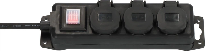 Подовжувач Brennenstuhl IP44 3 розетки 2 м (1159950013) - зображення 1