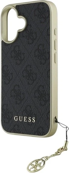 Панель Guess 4G Charms Collection для Apple iPhone 16 Plus Black (GUHCP16MGF4GGR) - зображення 6