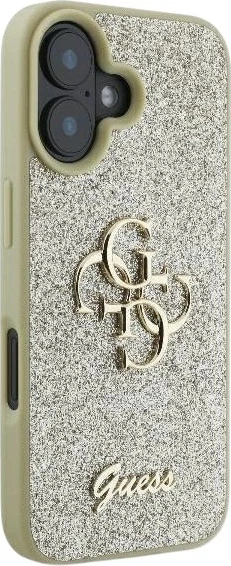 Панель Guess Fixed Glitter Big 4G для Apple iPhone 16 Plus Gold (GUHCP16MHG4SGD) - зображення 4