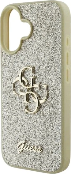 Панель Guess Fixed Glitter Big 4G для Apple iPhone 16 Plus Gold (GUHCP16MHG4SGD) - зображення 6