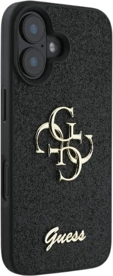Панель Guess Fixed Glitter Big 4G для Apple iPhone 16 Plus Black (GUHCP16MHG4SGK) - зображення 4