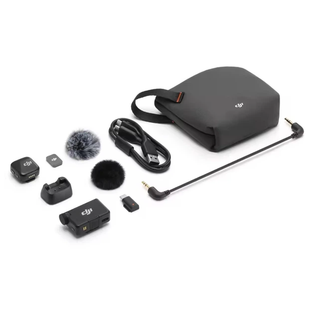 美品 DJI MIC セット Бездротова радіосистема DJI Mic Mini петличний мікрофон (1