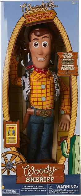 Інтерактивний ковбой Вуди Історія іграшок Дісней Woody Talking Figure шериф - Фото 7 Інтерактивний ковбой Вуди Історія іграшок Дісней Woody Talking Figure шериф - зображення 7