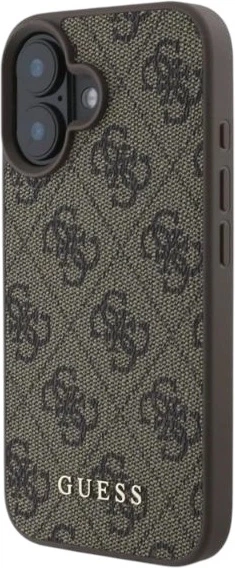 Etui Guess 4G Classic do Apple iPhone 16 Brown (GUHCP16SG4GFBR) - obraz 3