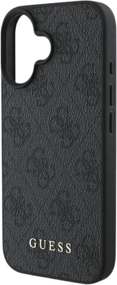 Etui Guess 4G Classic do Apple iPhone 16 Black (GUHCP16SG4GFGR) - obraz 4