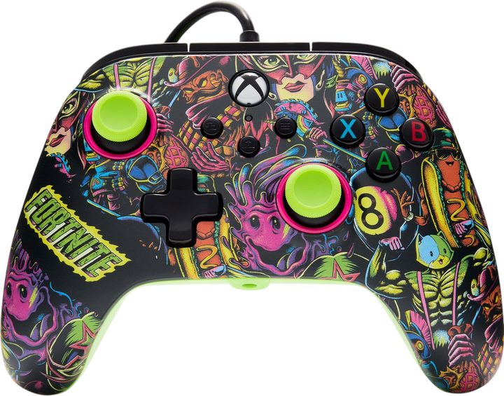 Kontroler PowerA Advantage Wired Controller Fortnite Glow (XBGP0438-01) - obraz 1