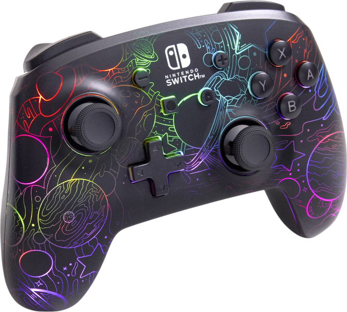 Kontroler PowerA Enhanced Wireless Controller for Nintendo Switch with Lumectra Galactic Vortex (NSGP0349-01) - obraz 3