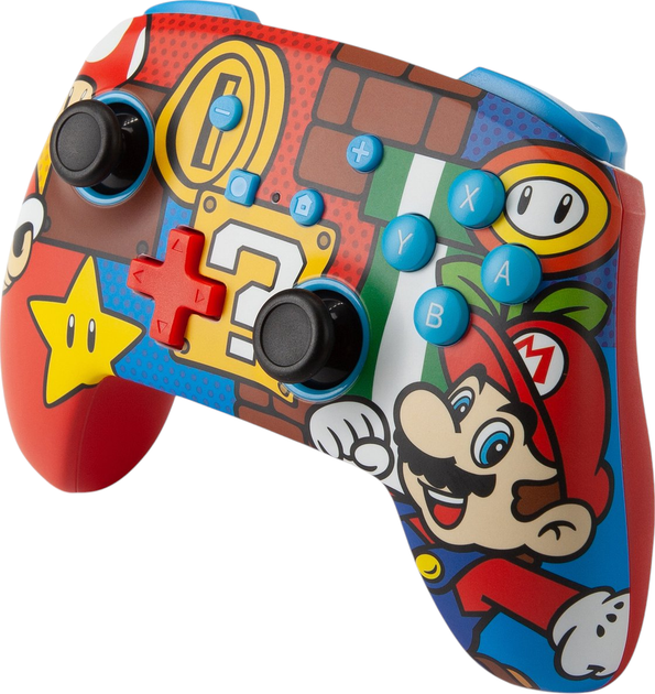 Kontroler PowerA Enhanced Wireless Controller for Nintendo Switch Mario Pop (1519764-01) - obraz 4