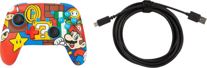 Kontroler PowerA Enhanced Wireless Controller for Nintendo Switch Mario Pop (1519764-01) - obraz 8