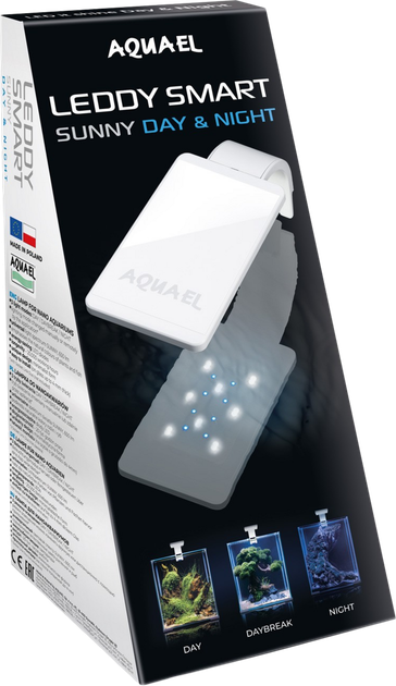 Lampa LED Aquael Leddy Smart Sunny D&N 4.8W Biała (5905546330695) - obraz 2