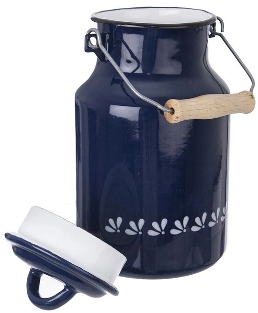 Kanka na mleko Orion ModroBila emaliowana niebieska 2 l (8592381166793) - obraz 2