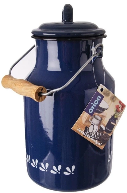 Kanka na mleko Orion ModroBila emaliowana niebieska 2 l (8592381166793) - obraz 3