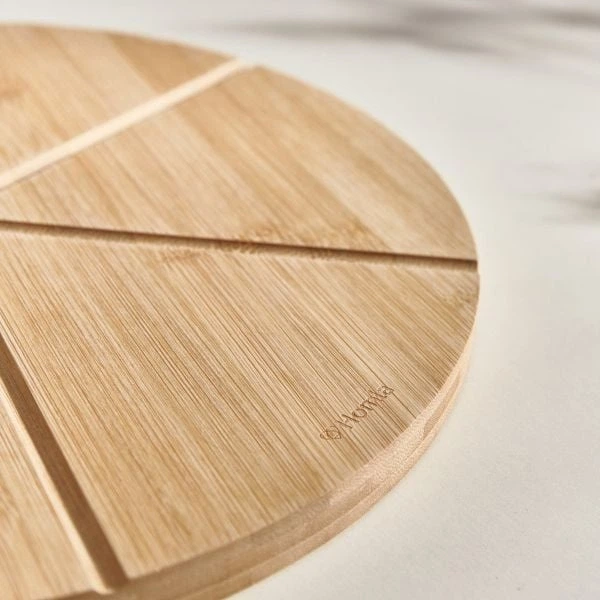 Deska do krojenia pizzy Homla Bambou z nożem 32 cm (5902869958384) - obraz 7